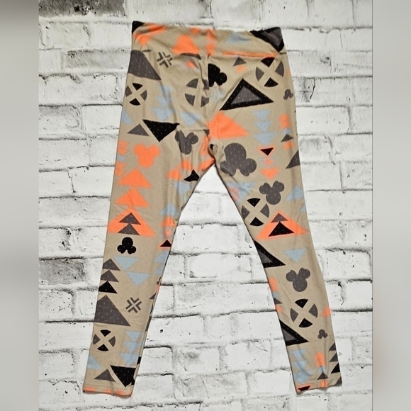 LULAROE Disney Leggings. Mickey Graphic Polka dots. - Picture 2 of 6